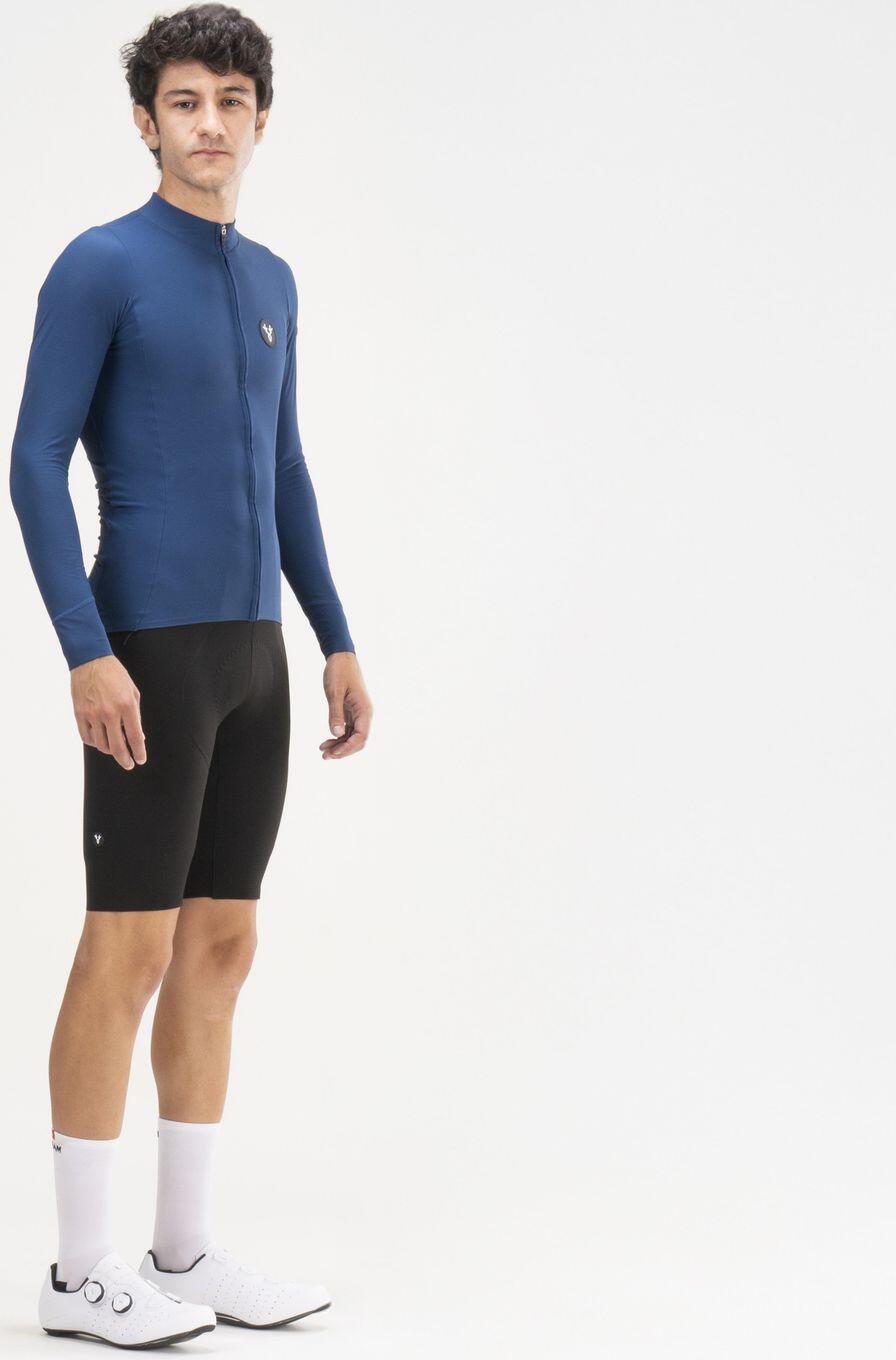 Maillot de manga larga LeBram Race Mid-Season Azul petróleo 2/7