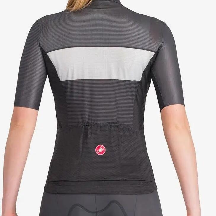 Castelli Elegante Women's Short Sleeve Jersey Black Gray
