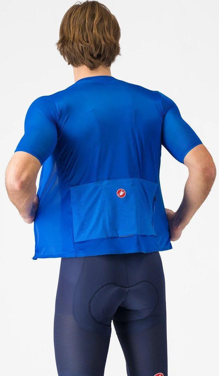Maillot à Manches Courtes Castelli Superleggera A/C Homme Bleu 2/5