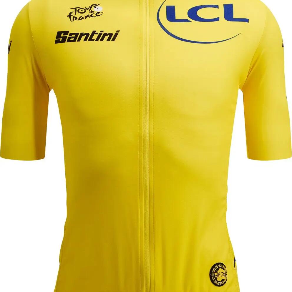 Santini Maillot Jaune Short Sleeve Jersey - Leader Tour de France 2025