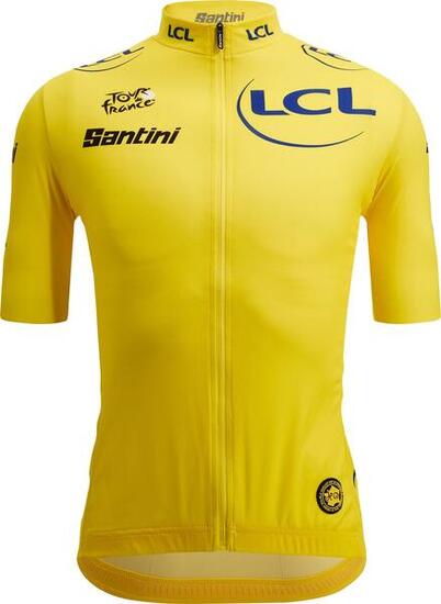 Maillot Manches Courtes Santini Maillot Jaune - Leader Tour de France 2025