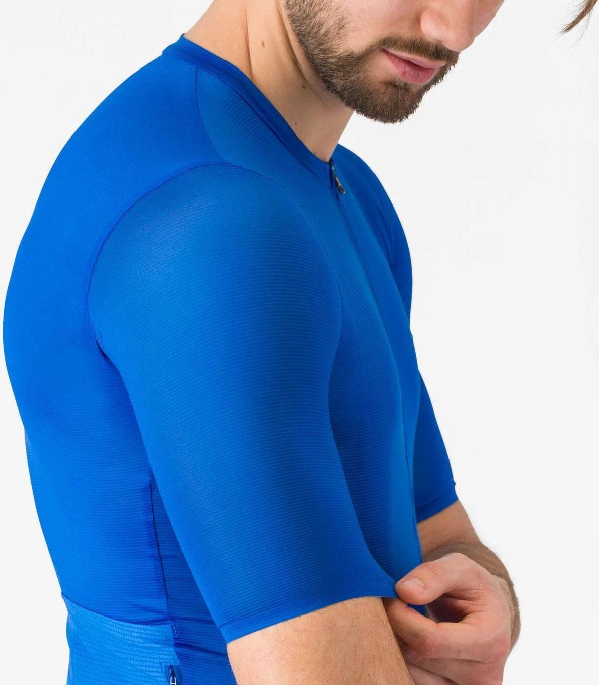 Maillot à Manches Courtes Castelli Superleggera A/C Homme Bleu 5/5