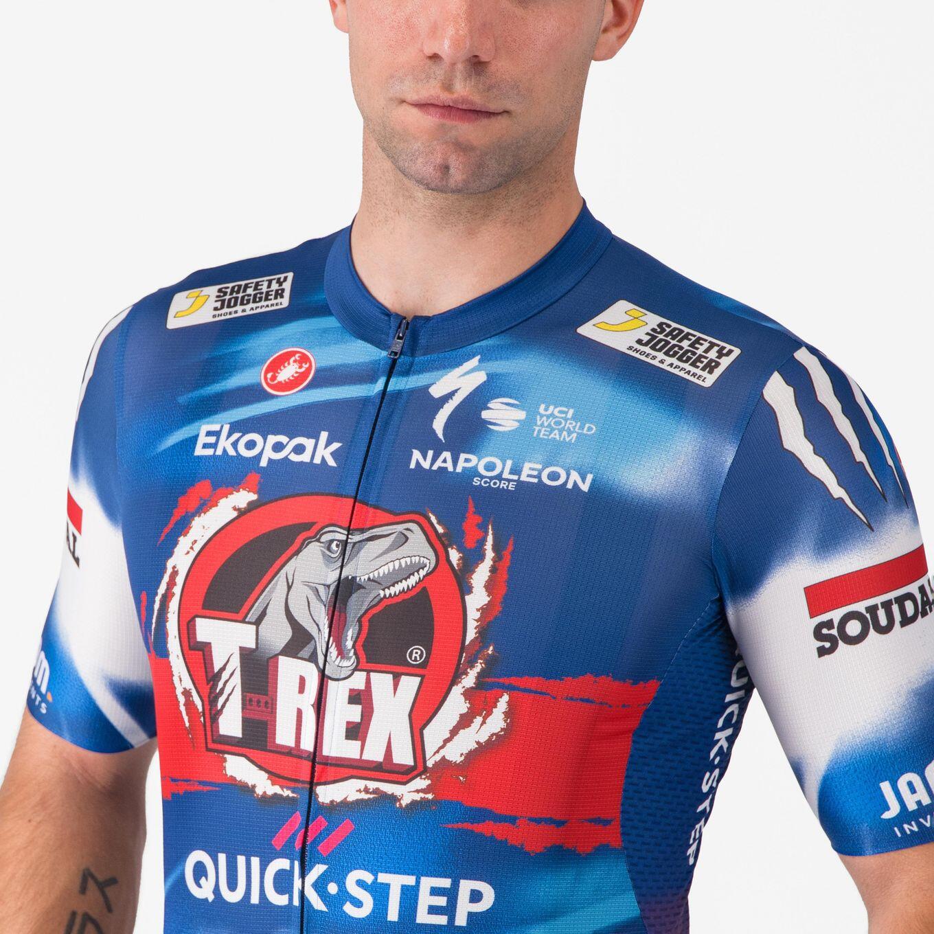 Castelli Competizione 3 Kurzarmtrikot Soudal Quickstep T-Rex Vuelta 2025 3/6