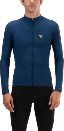 Maillot Manches Longues LeBram Race Mi-Saison Bleu Pétrole