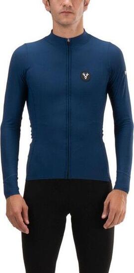 Maillot Manches Longues LeBram Race Mi-Saison Bleu Pétrole