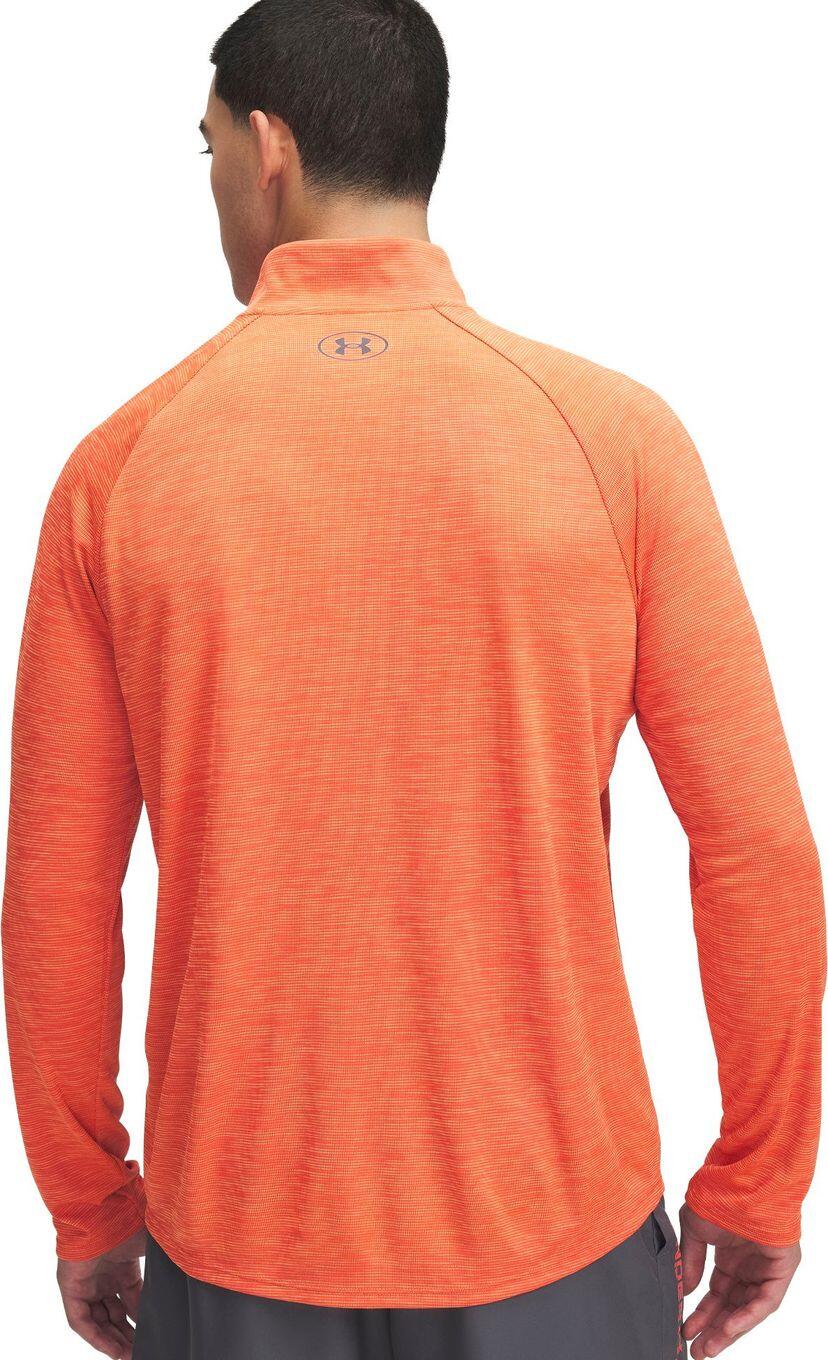 Haut 1/2 zip Under Armour Tech Orange Homme 2/2