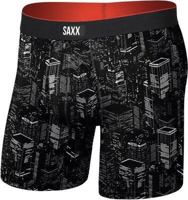 Boxer saxx multi-sport mesh brief fly zwart heren