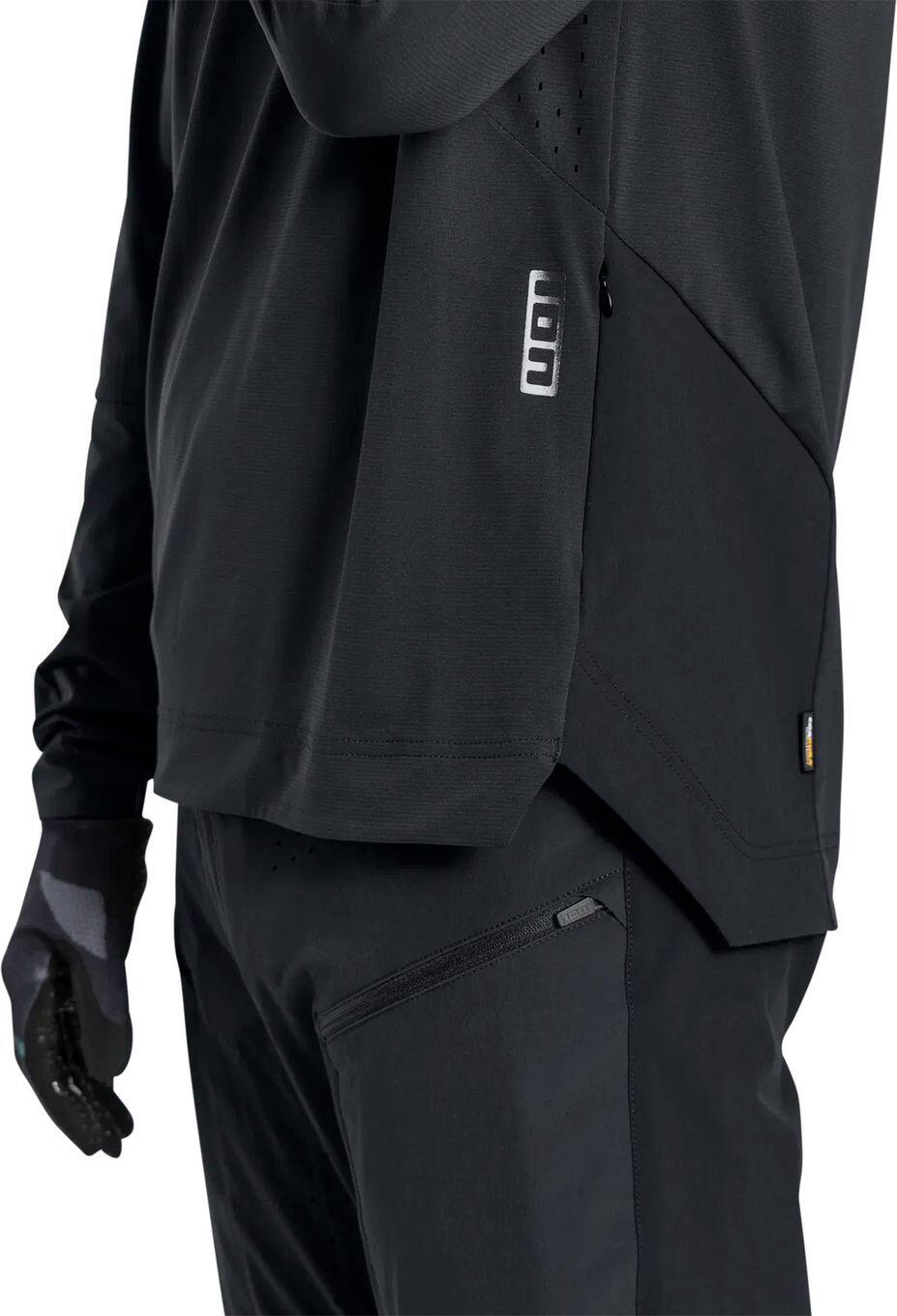 Maillot VTT manches longues ION Scrub AMP BAT Noir Homme 3/3