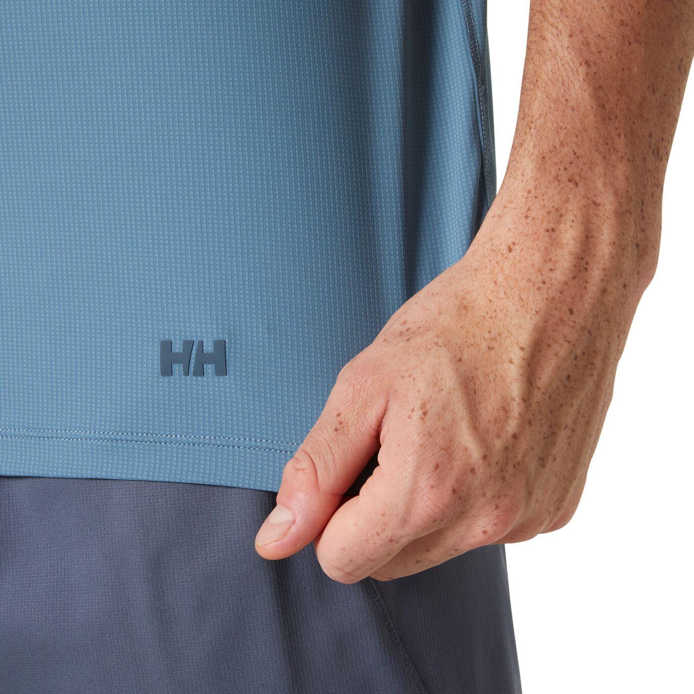 T-Shirt Helly Hansen Shine Solen Bleu Homme 4/6