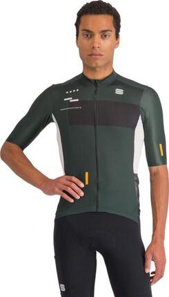 Maillot Manches Courtes Sportful Breakout Supergiara Vert