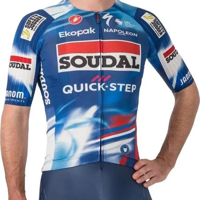 Castelli Aero Race 8S Soudal Quick-Step 2025 Short-Sleeved Jersey