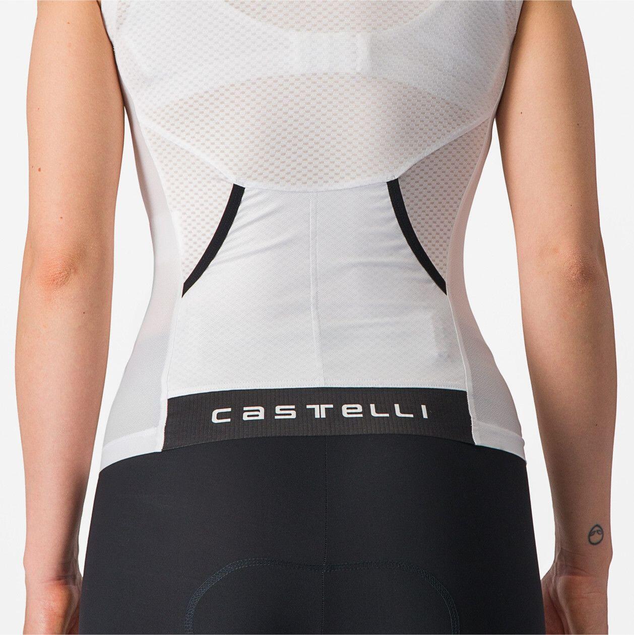 Maillot Sans Manches Triathlon Femme Castelli Free Tri 2 Blanc 5/7