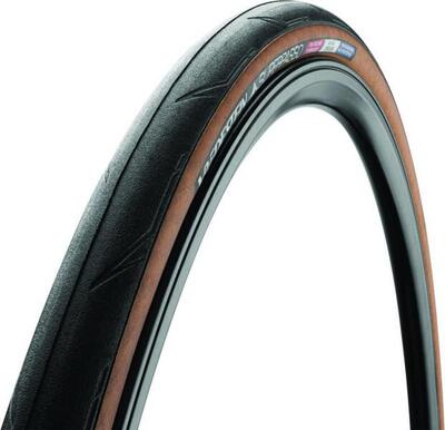 Racefiets buitenband superpasso tubeless 700 x 28c zwart/transparant