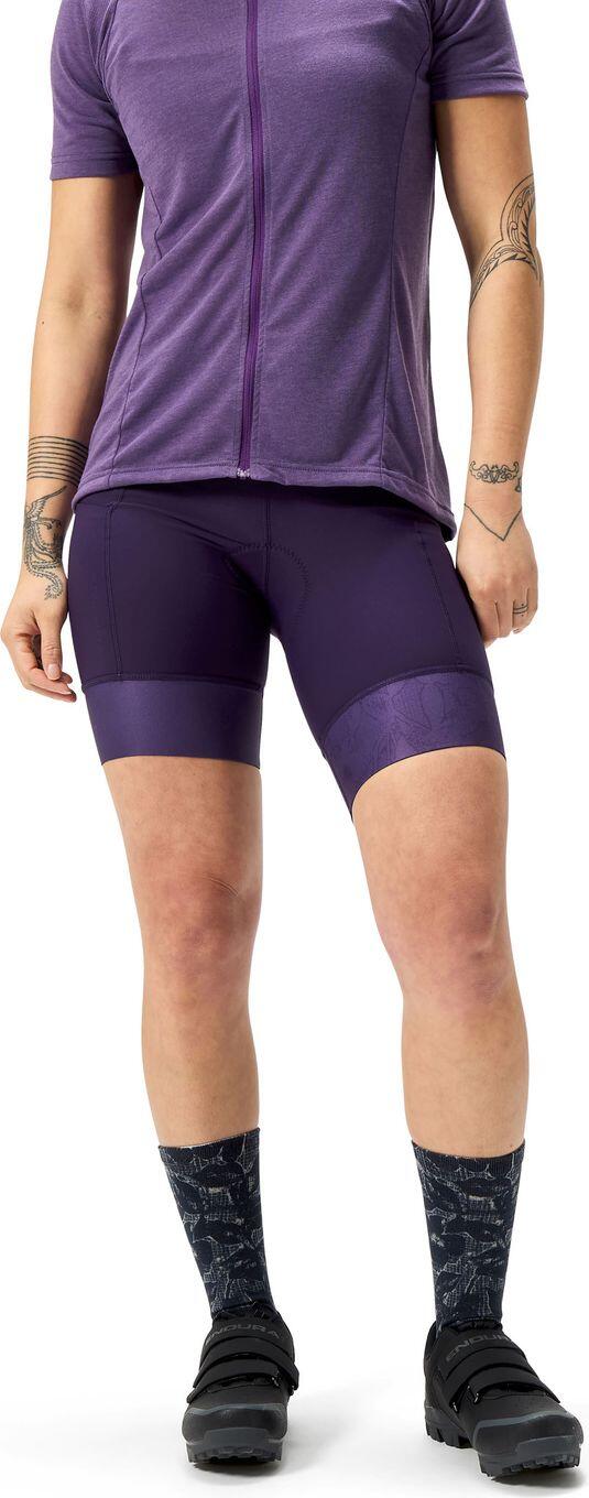 Pantaloni scurți de ciclism 8214 fig purple