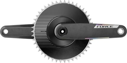 Sram Force E1 DUB Aero 50T crankstel 1x12/13V (zonder koffer) Zwart