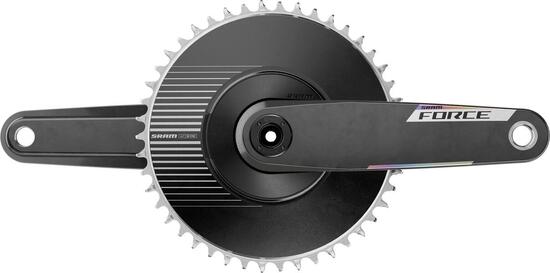 Sram Force E1 DUB Aero 50T crankstel 1x12/13V (zonder koffer) Zwart