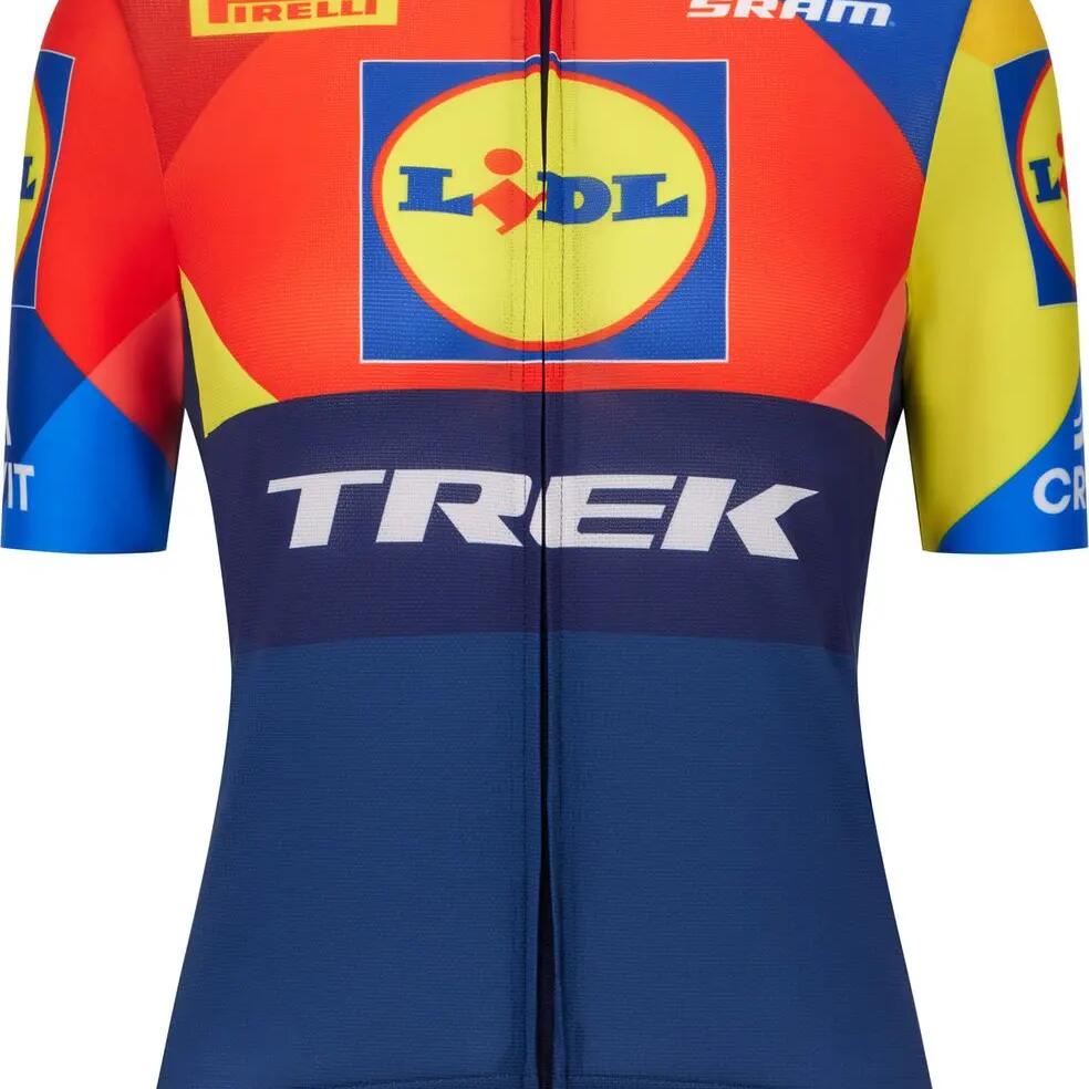 Santini Team Lidl-Trek 2025 Women's Short Sleeve Jersey Blue