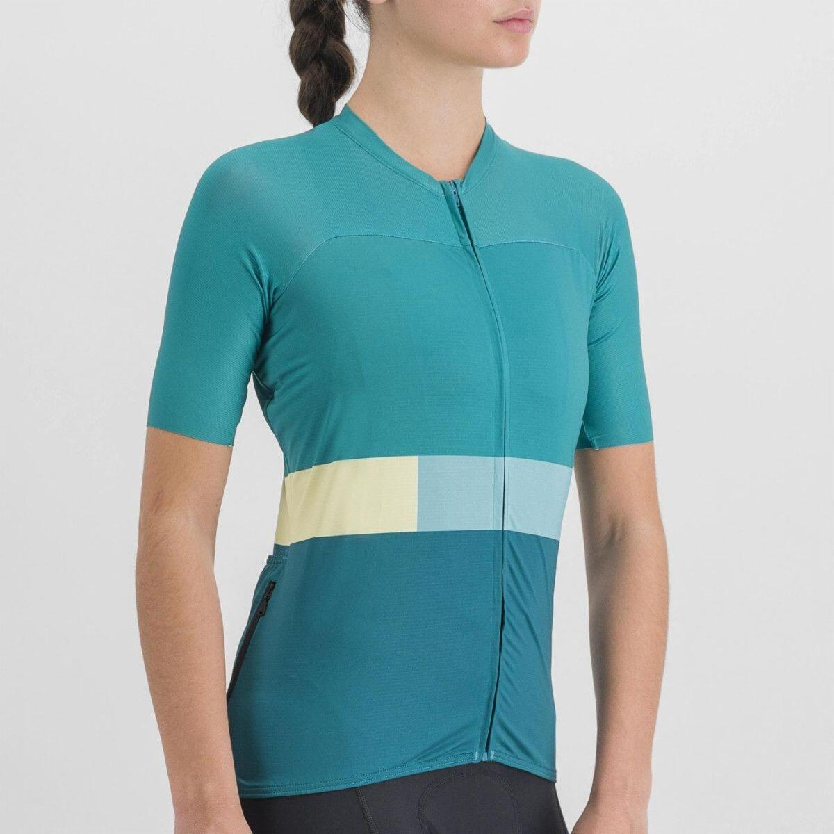 Sportful Snap Vrouwen Trui Korte Mouw Groen 3/7