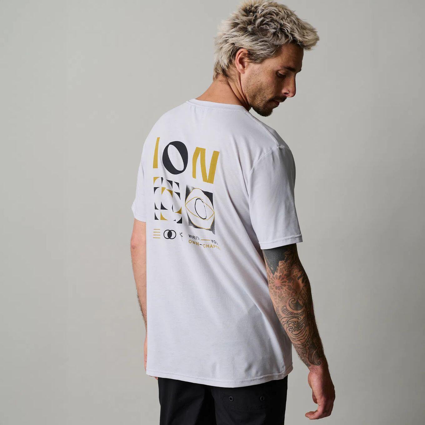 Maillot manches courtes ION Seek Graphic Gris Homme 4/6