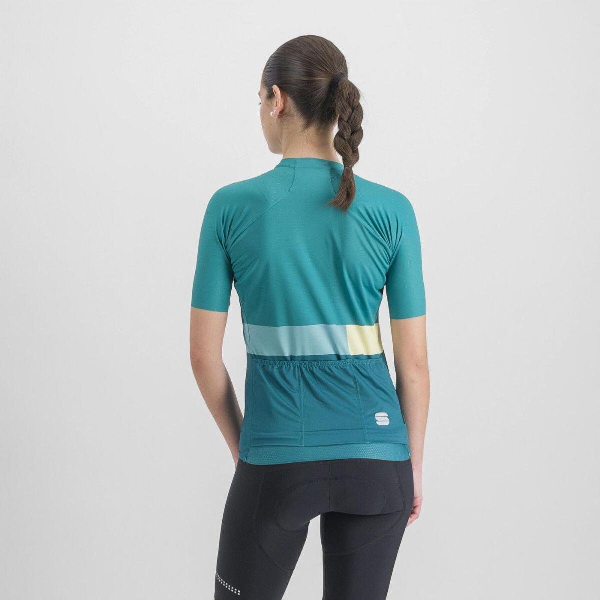 Sportful Snap Vrouwen Trui Korte Mouw Groen 2/7