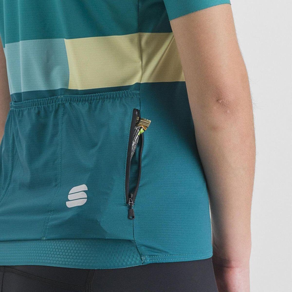 Sportful Snap Vrouwen Trui Korte Mouw Groen 5/7
