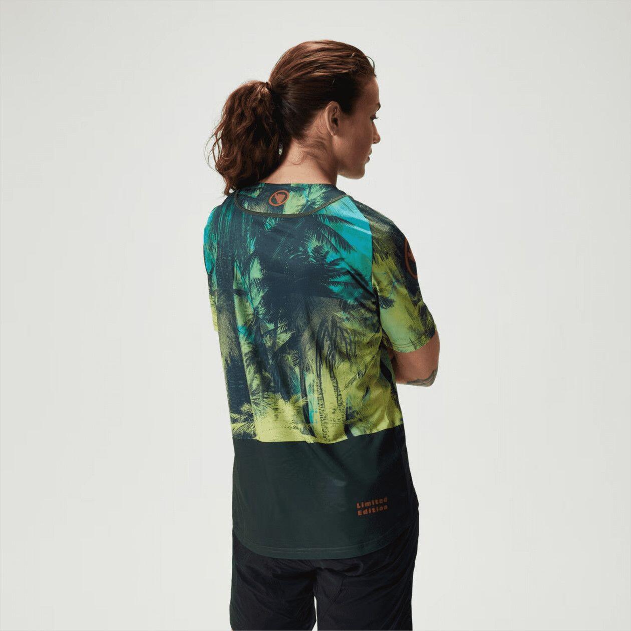 Maillot Manches Courtes Femme Endura Tropical LTD Vert 2/5