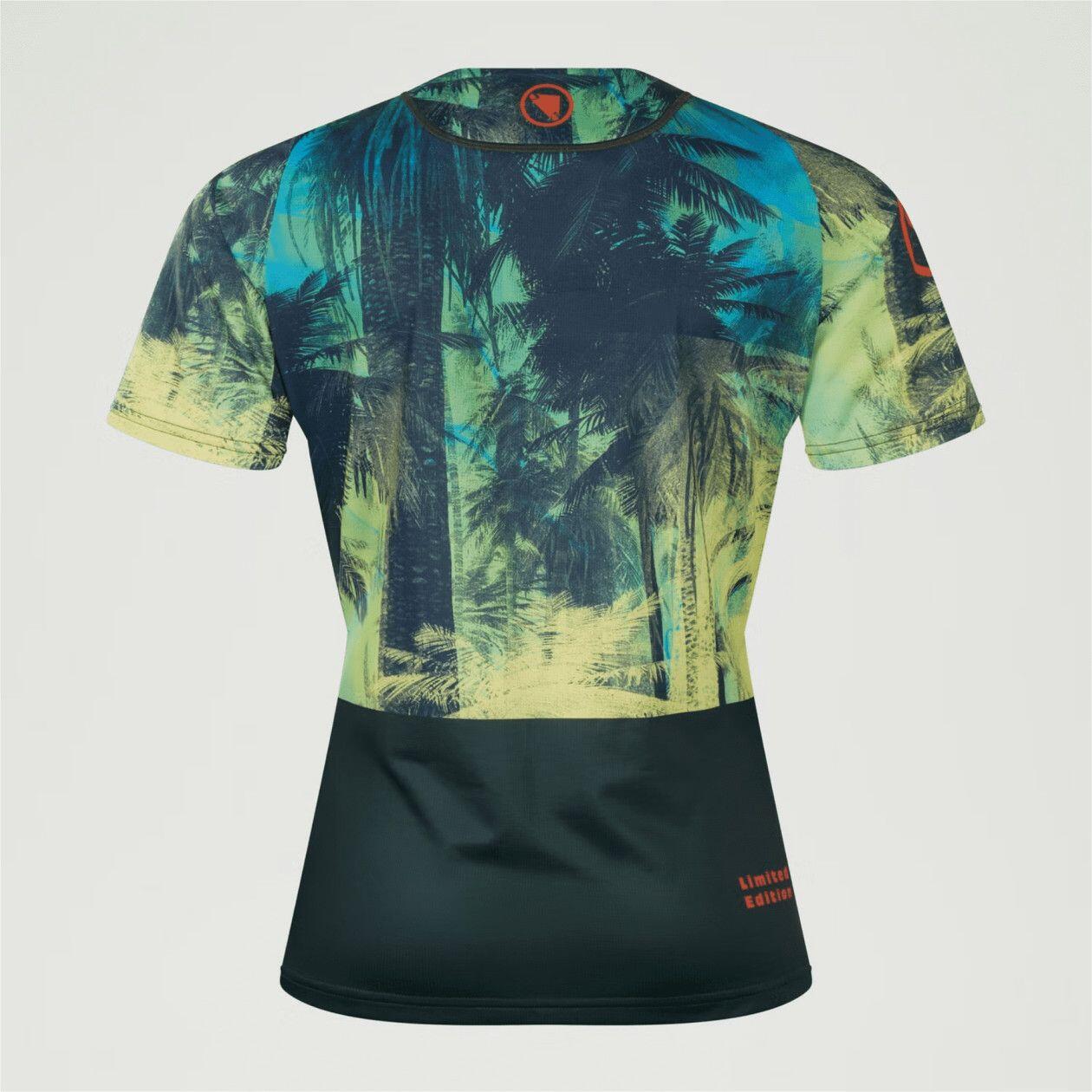 Maillot Manches Courtes Femme Endura Tropical LTD Vert 4/5