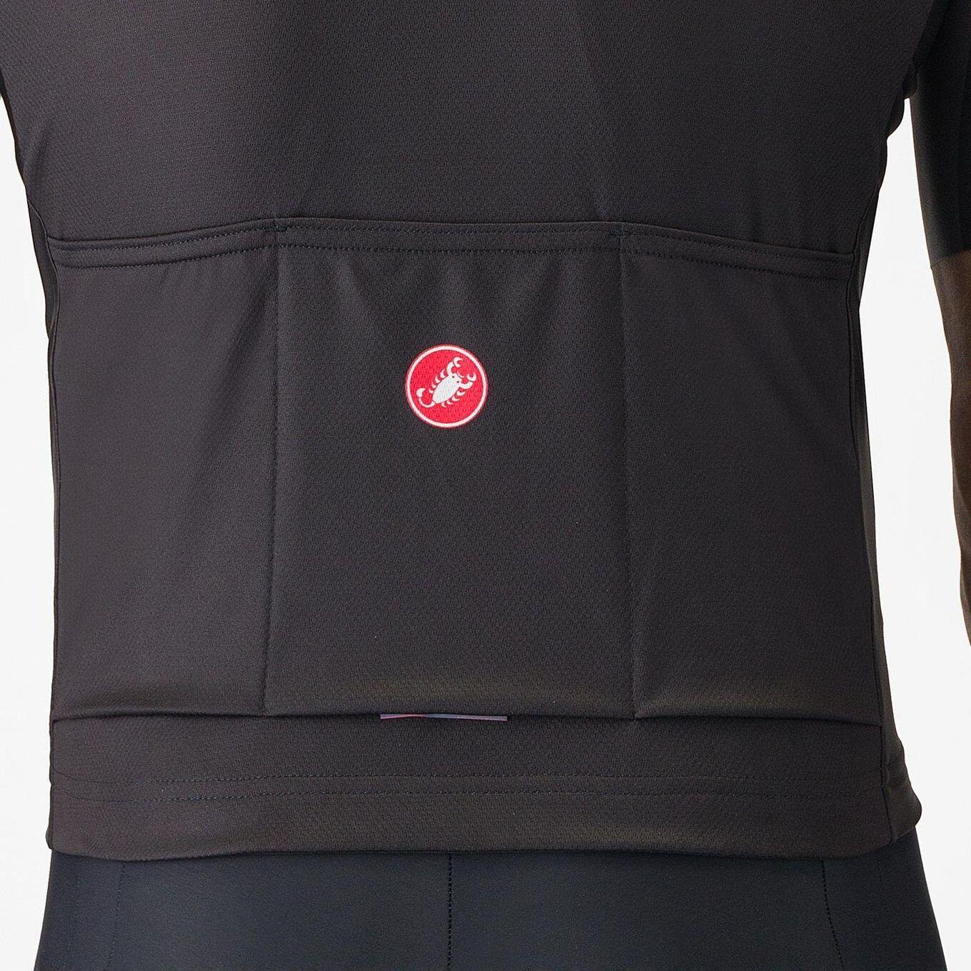 Castelli Entrata 6 Camisola de manga curta para homem Preto Cinzento 4/5