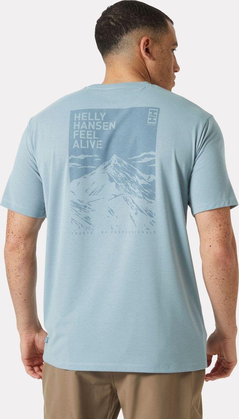 Maglietta Helly Hansen Skog Recycled Graphic Blue Uomo 2/6