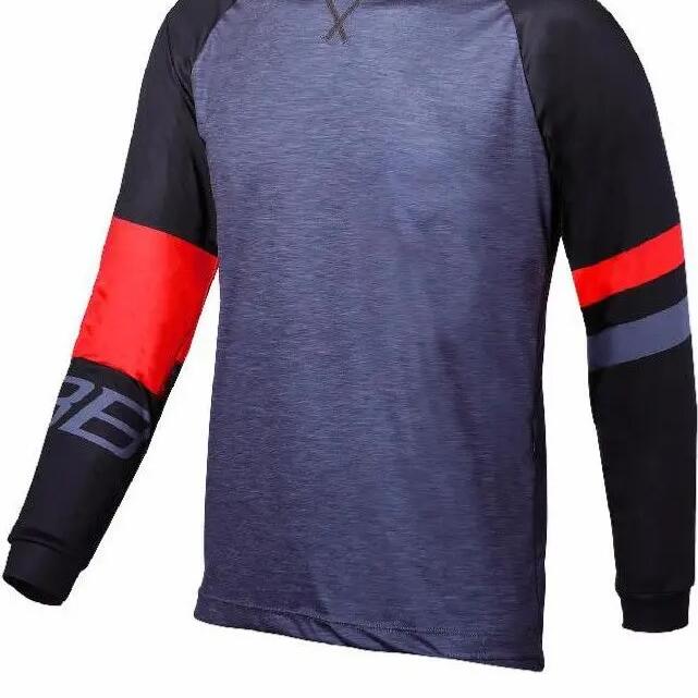 Long Sleeve MTB Jersey BBB answitchback Grey Black Red
