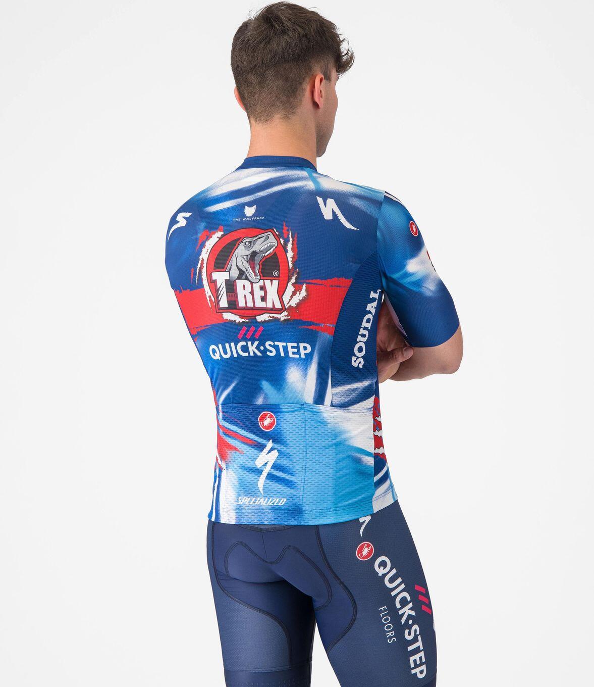 Camisola de manga curta Castelli Competizione 3 Soudal Quickstep T-Rex Vuelta 20 2/6