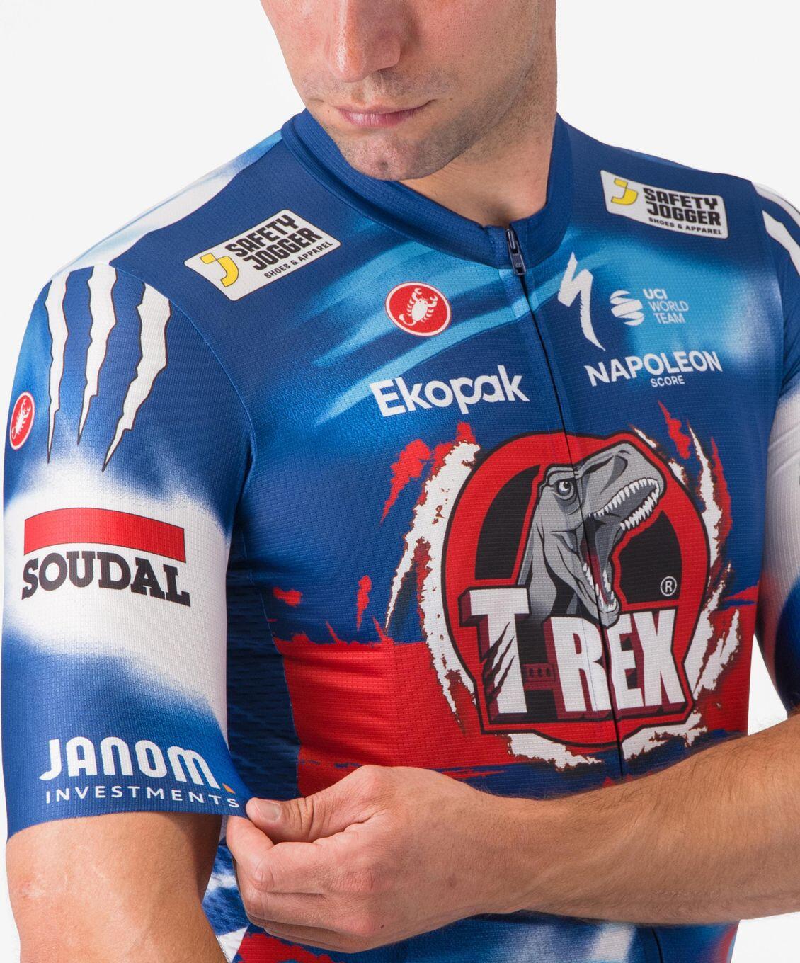 Camisola de manga curta Castelli Competizione 3 Soudal Quickstep T-Rex Vuelta 20 5/6
