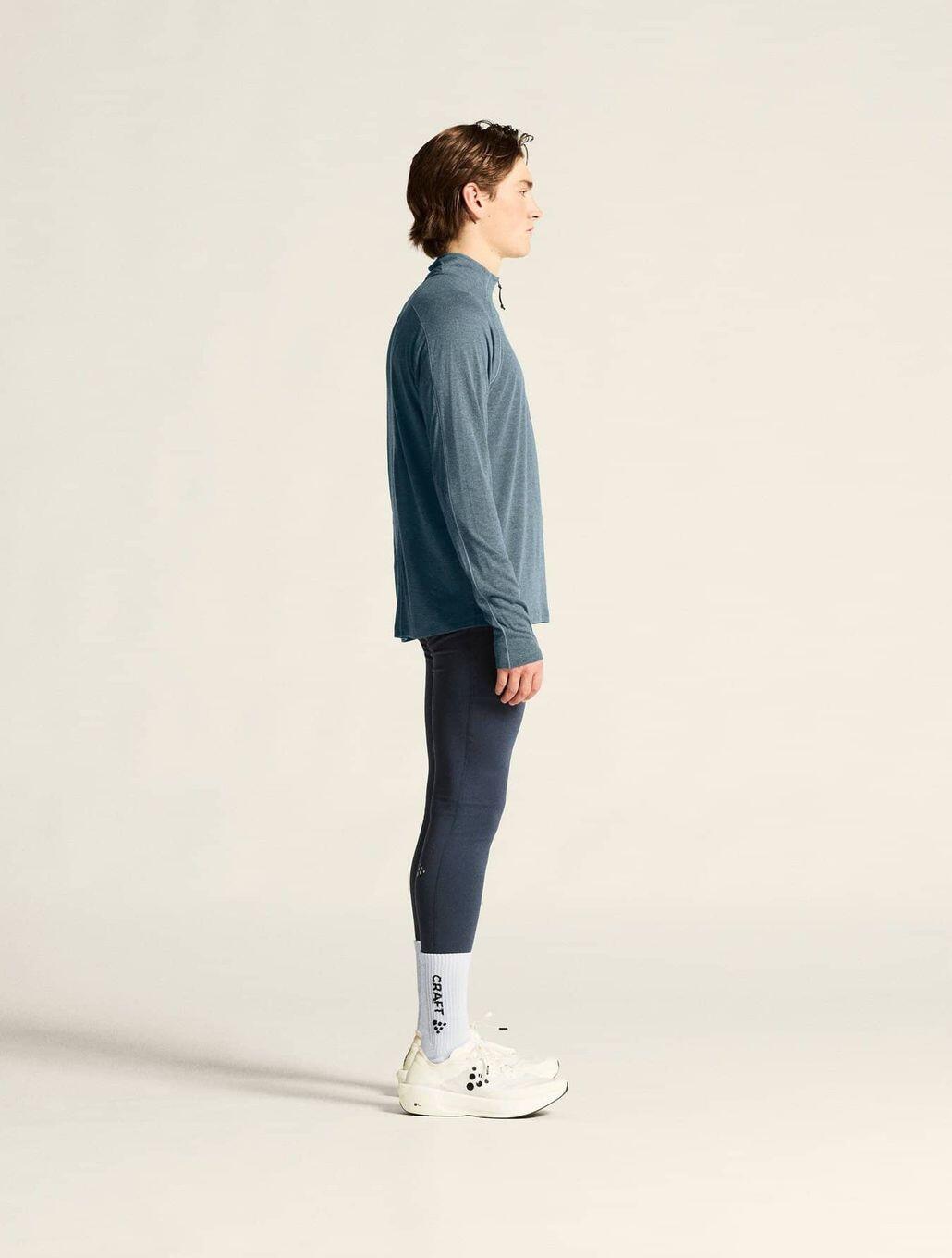 Craft Wool LS Tee Langarm Thermoshirt aus Wolle mit 1/2-Reißverschluss 6/7