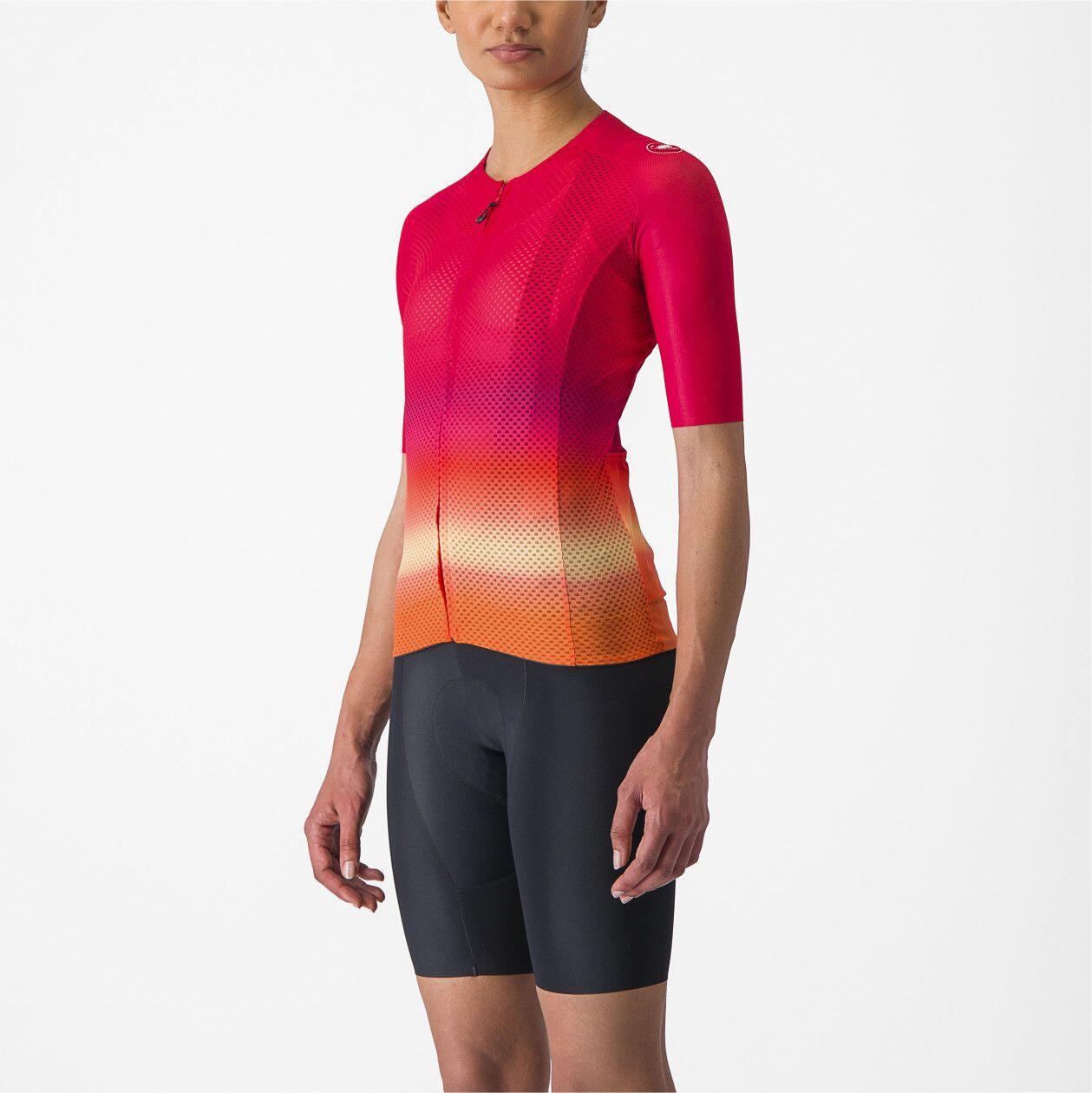 Maglia a maniche corte Castelli Climber's 4.0 Donna Rosa/Arancio 3/7