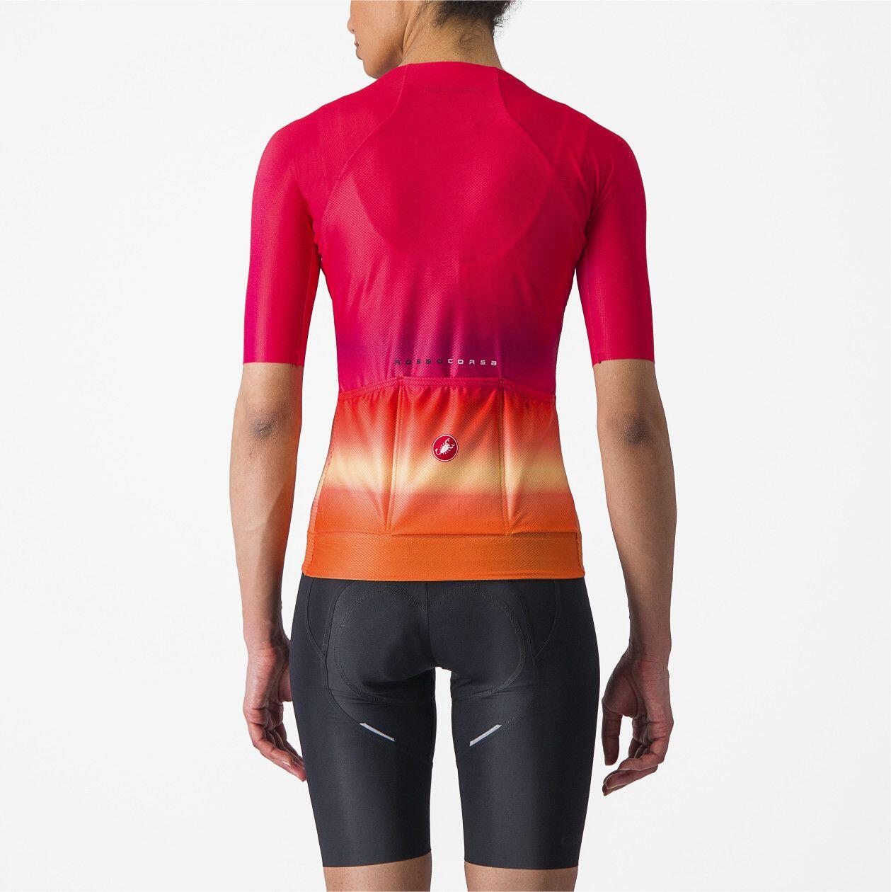 Maglia a maniche corte Castelli Climber's 4.0 Donna Rosa/Arancio 2/7