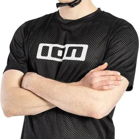 ION Logo MTB short sleeve jersey Black