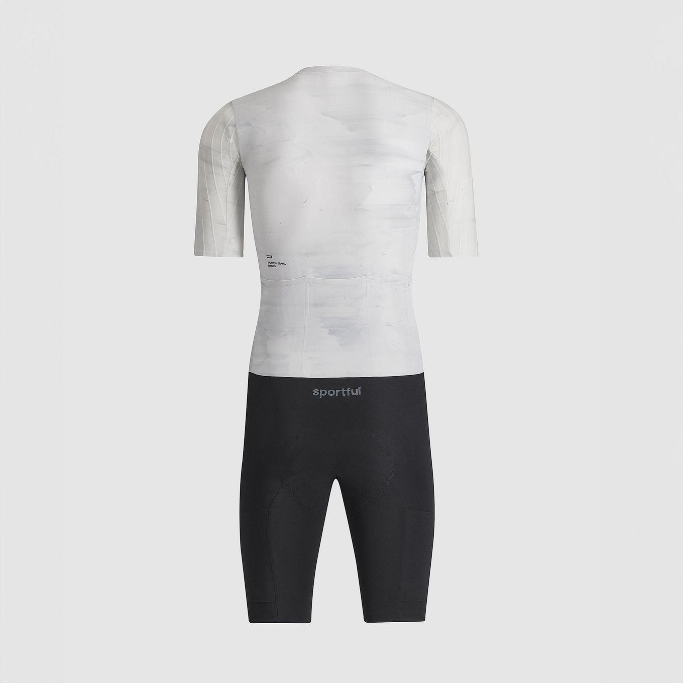 Tuta da ciclismo da uomo Sportful Fast Not Fun Nero/Bianco 2/2