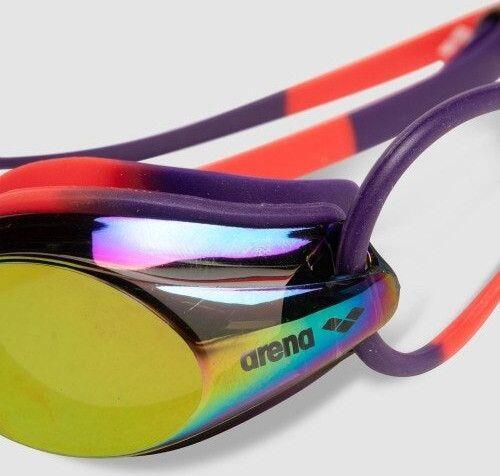 Arena Tracks Mirrored Racing Goggles - Koper / Pruim / Koraal 4/7