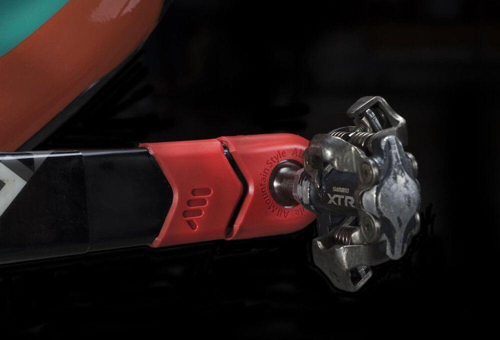 Cache manivelles - Crank Defender - rouge 4/5