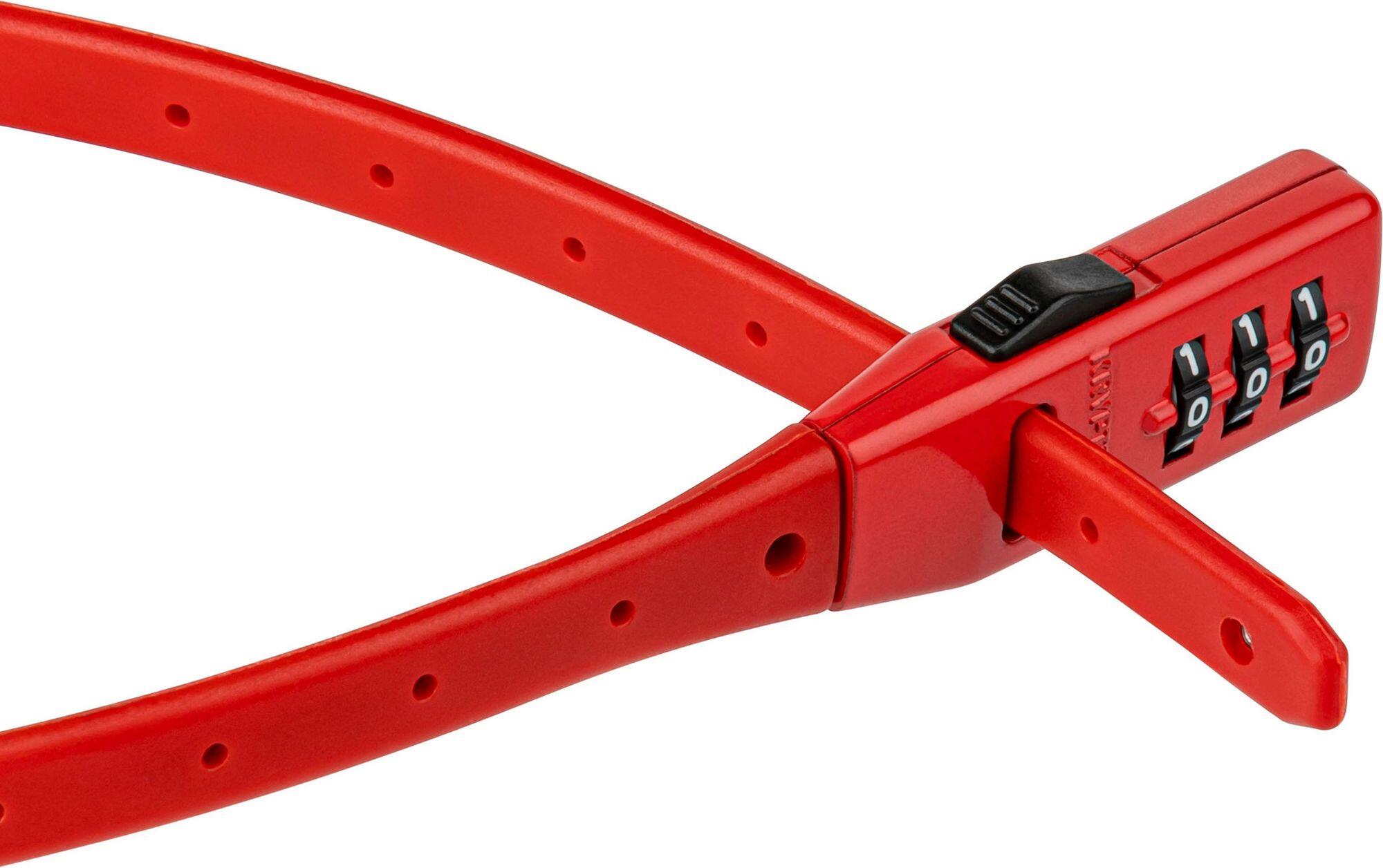 Kryptonite Click Lock Rotes Kabel 2/6