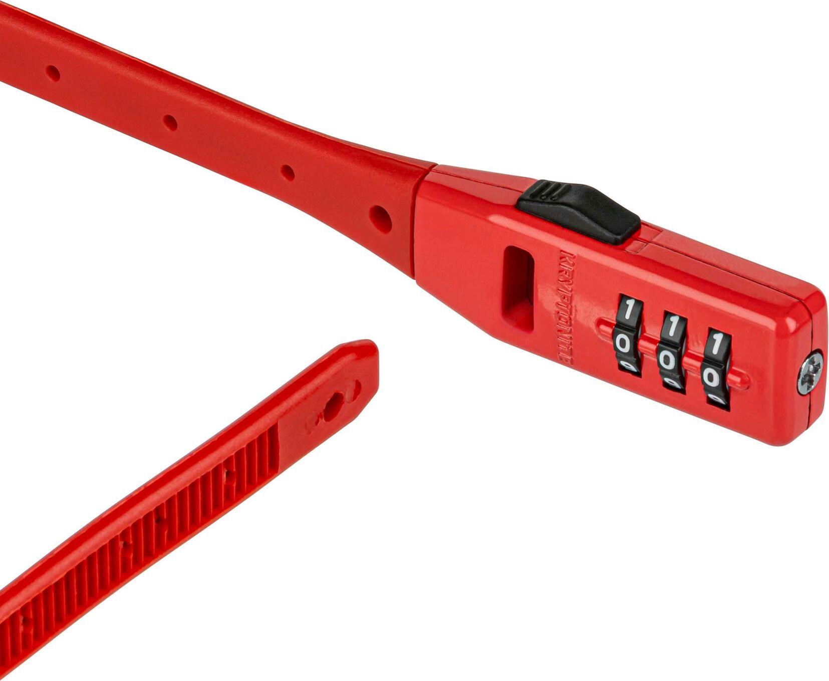 Kryptonite Click Lock Rotes Kabel 5/6