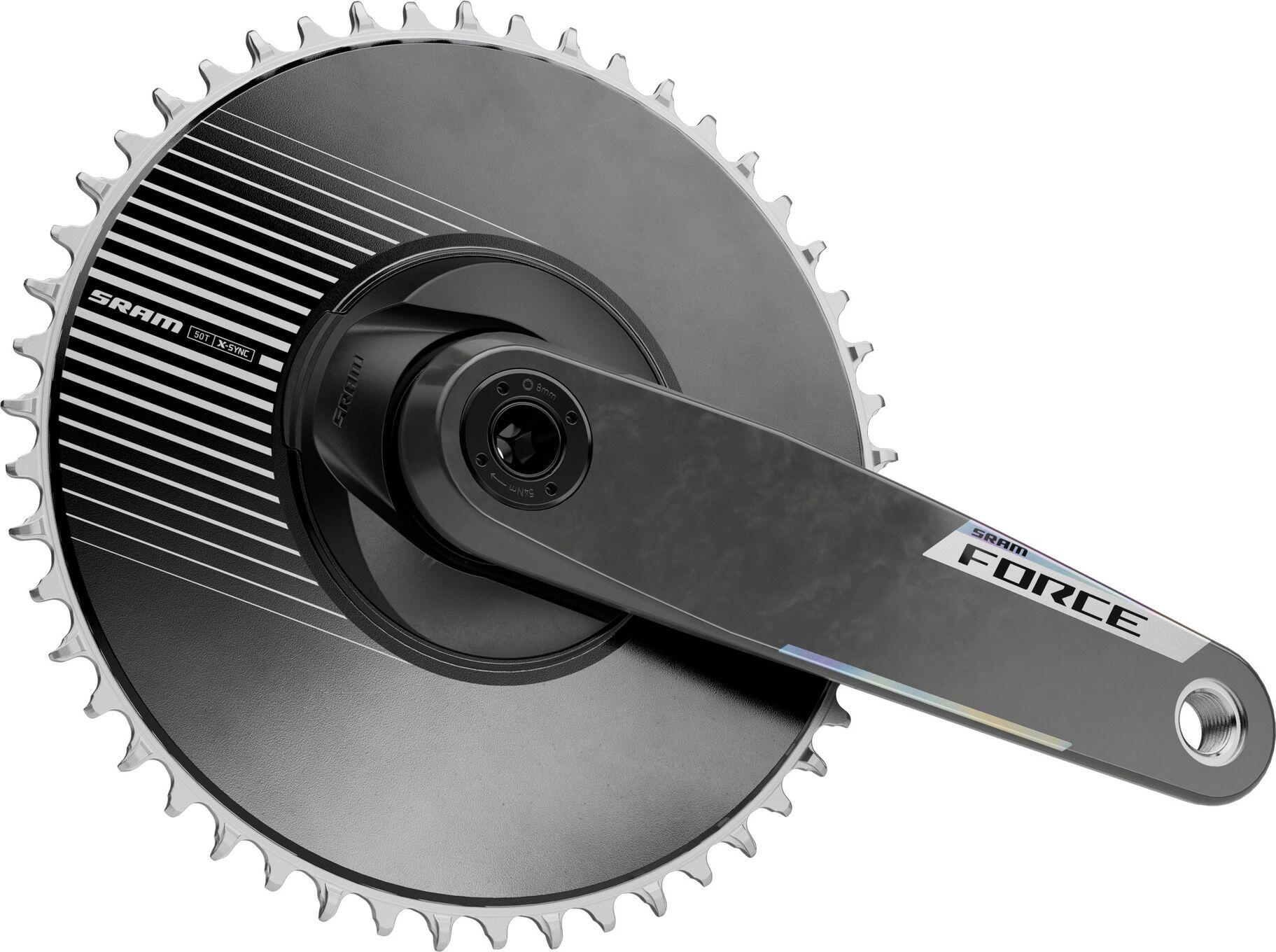 Sram Force Power E1 DUB Aero Crankset 50T 12S (Niet Inbegrepen) Zwart 2/2