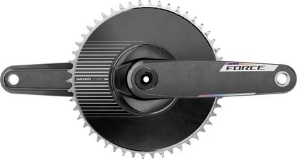 Sram Force Power E1 DUB Aero Crankset 50T 12S (Niet Inbegrepen) Zwart