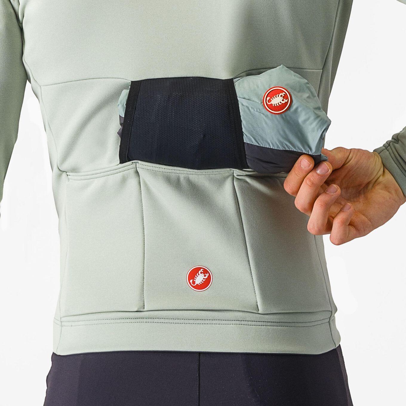 Castelli Unlimited Trail 2 Langarm Trikot Grün 3/5