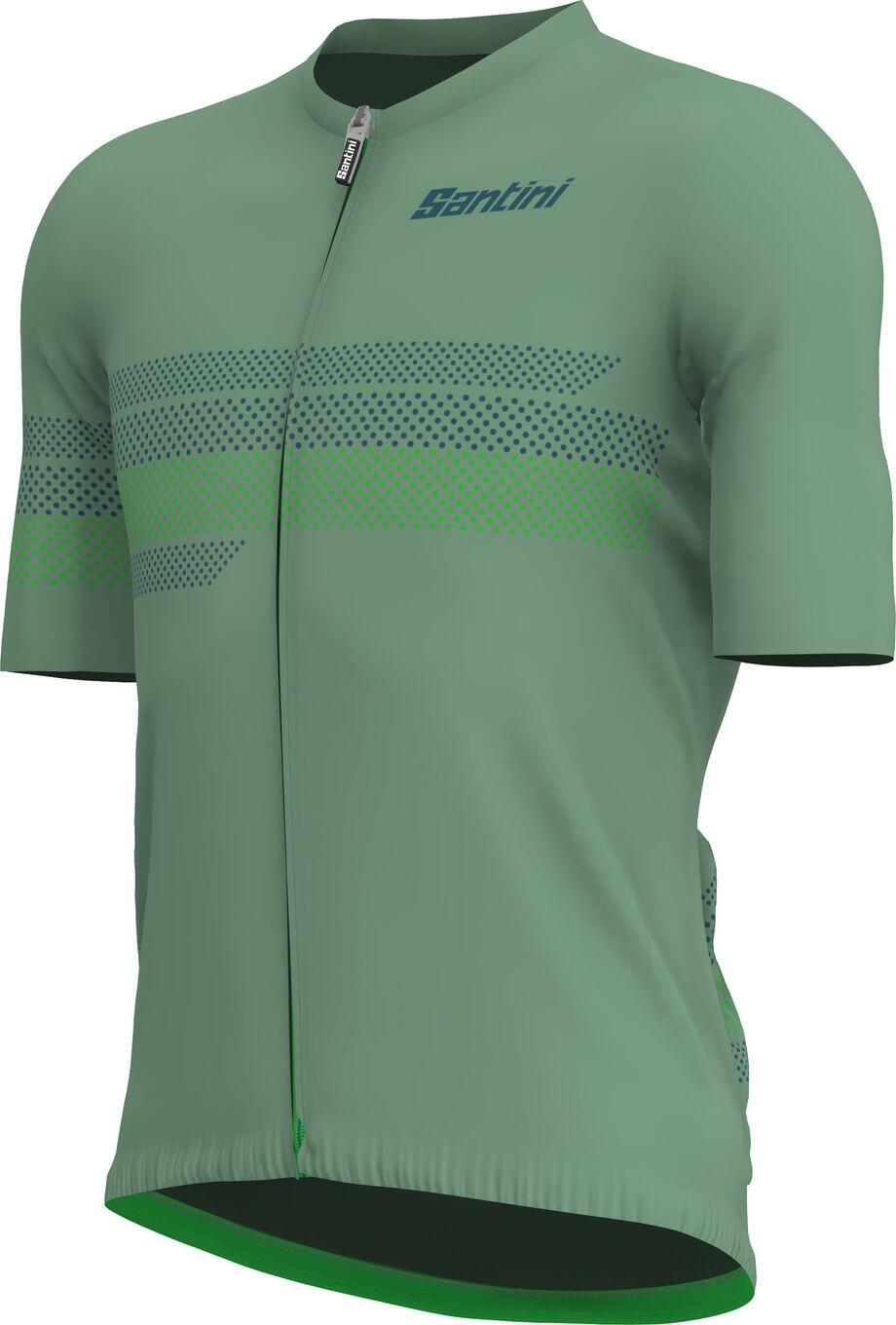 Santini Idea Kurzarmtrikot Grün 2/4