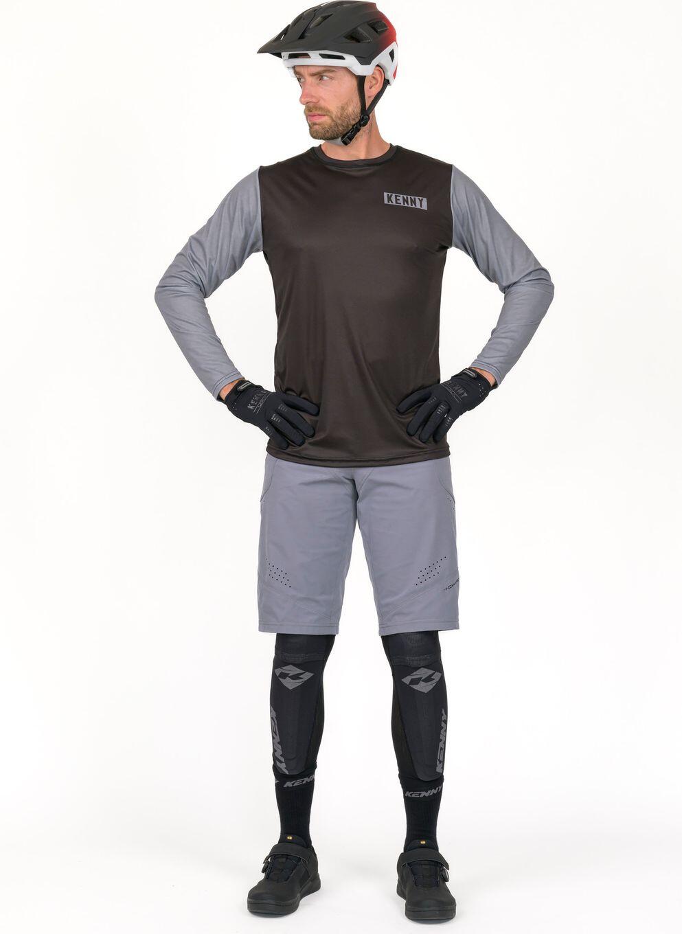 Maillot Manches Longues Kenny Charger Noir/Gris 5/7