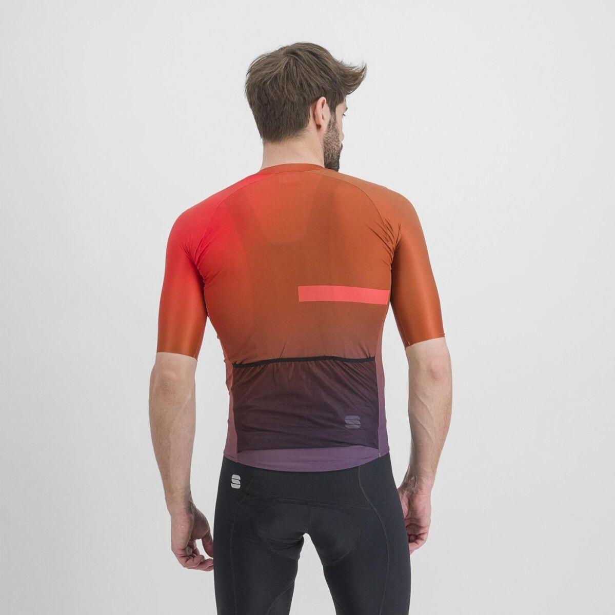 Maillot Sportful Bomber de manga corta Rojo/Naranja 2/5