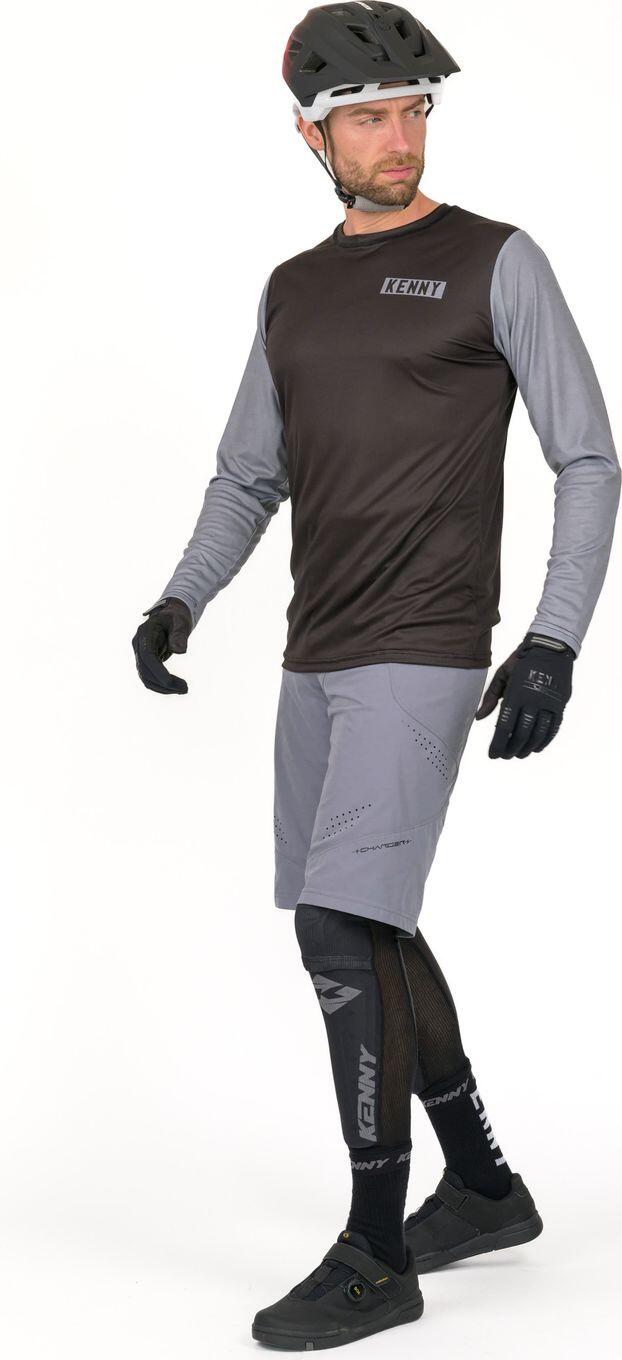 Maillot Manches Longues Kenny Charger Noir/Gris 6/7