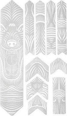 All mountain style xl frame protector kit - 10 stuks - wolf / white
