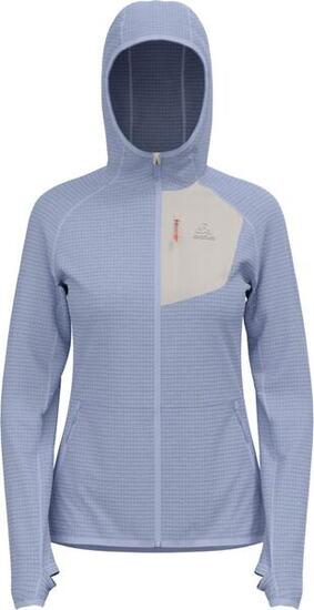 Polaire à Capuche Femme Odlo Ascent Bleu/Gris